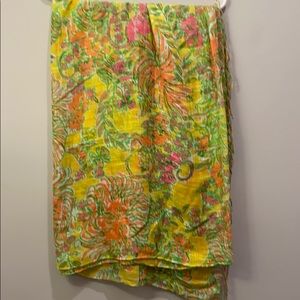 Lilly Pulitzer for Target Happy Place Yellow Scarf